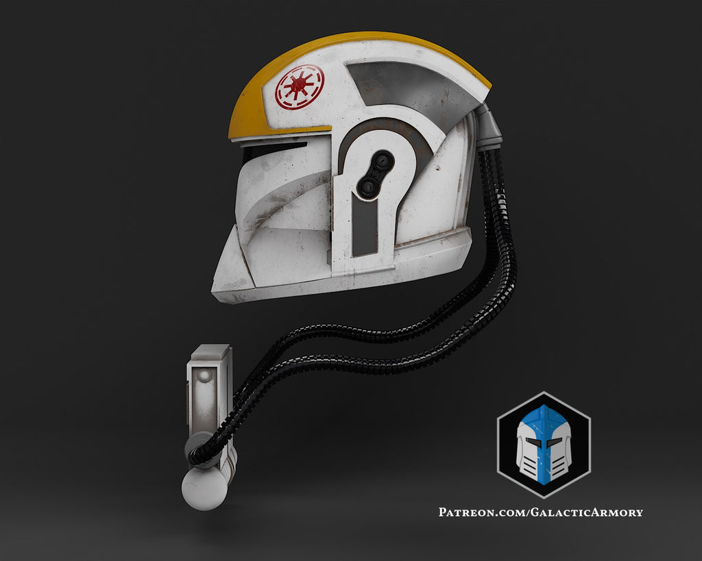 Phase 1 Clone Trooper Pilot Helmet lifesize Wearable Cosplay by dask3d