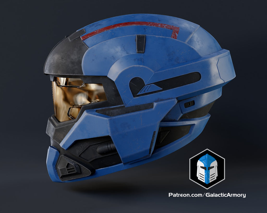 Reach Carter Helmet lifesize Wearable Cosplay by dask3d