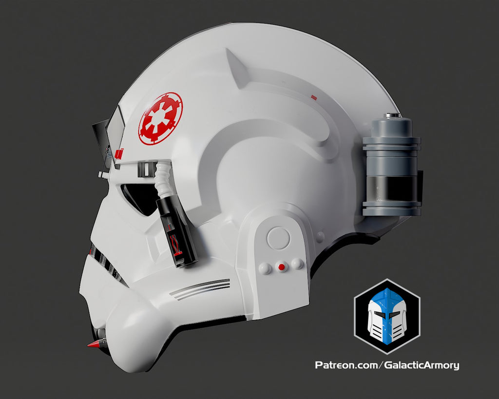 AT-AT Driver Helmet lifesize Wearable Cosplay by dask3d