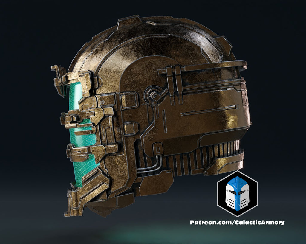 Isaac Clarke Level 1 Engineer Helmet lifesize Wearable Cosplay by dask3d