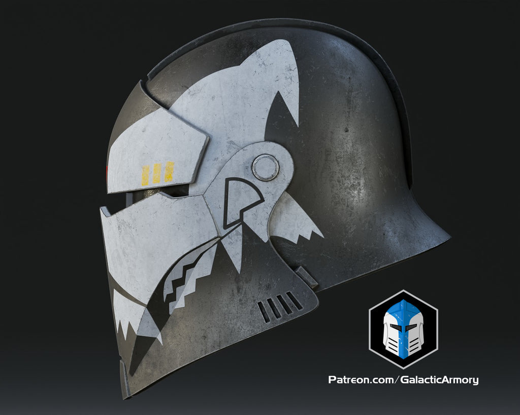 Bartok Medieval Commander Wolffe Helmet lifesize Wearable Cosplay by dask3d