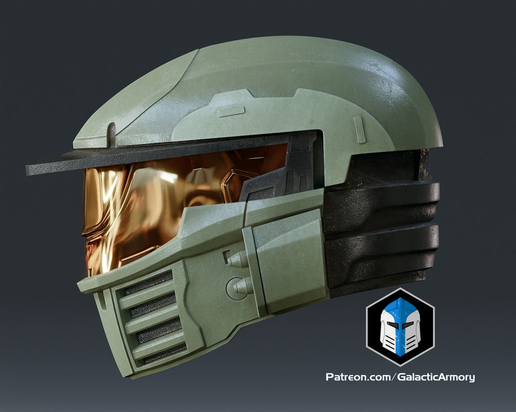 Mark 4 Spartan Helmet lifesize Wearable Cosplay by dask3d