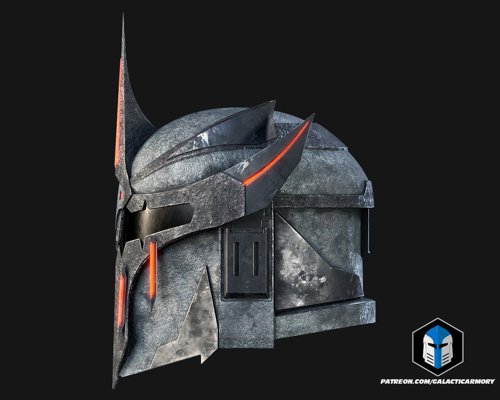 Demonic Mando Helmet lifesize Wearable Cosplay by dask3d