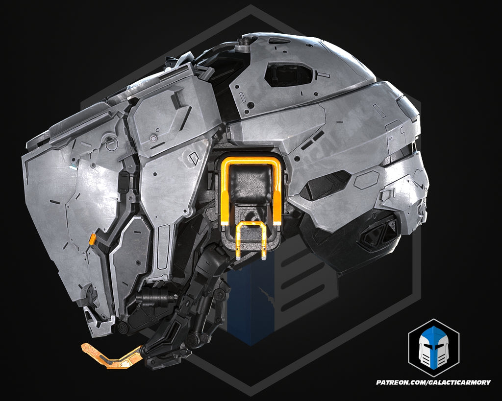 Pragmata Helmet lifesize Wearable Cosplay by dask3d