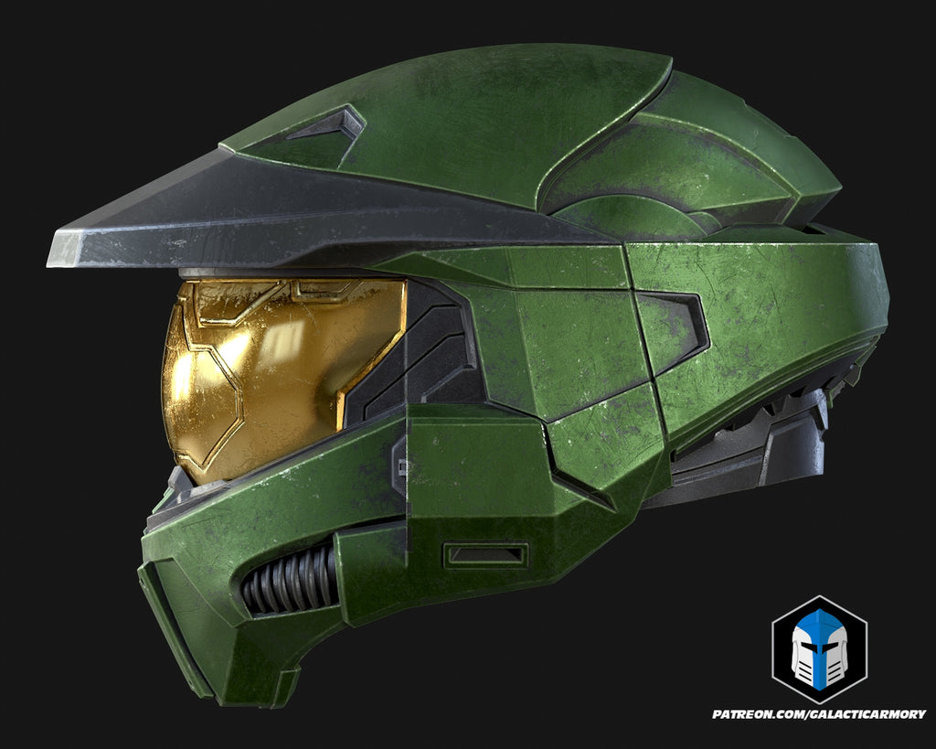 Master Chief Mark 6 Helmet lifesize Wearable Cosplay by dask3d