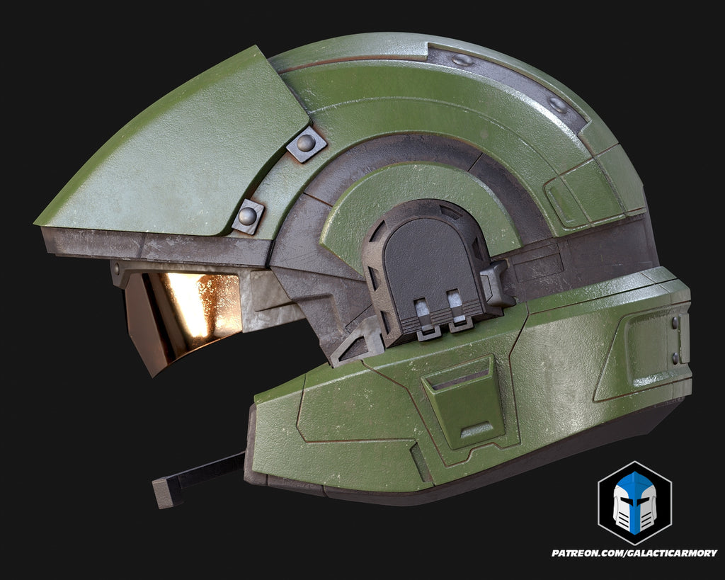 UNSC Marine Helmet lifesize Wearable Cosplay by dask3d