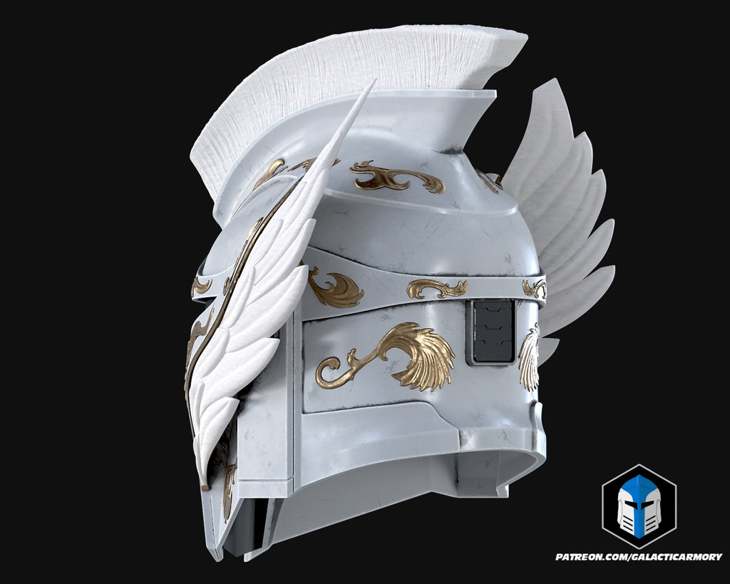 Angelic Mando Helmet lifesize Wearable Cosplay by dask3d