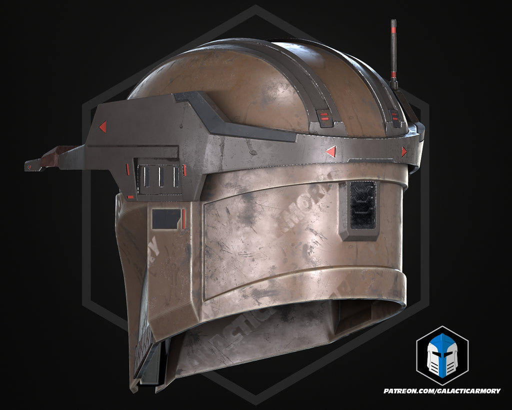 Cowboy Mando Helmet lifesize Wearable Cosplay by dask3d