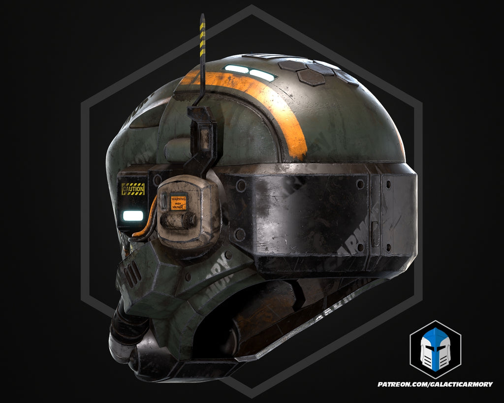 Militia Pilot Helmet lifesize Wearable Cosplay by dask3d