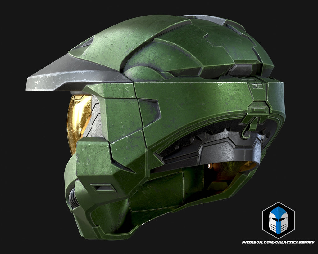 Master Chief Mark 6 Helmet lifesize Wearable Cosplay by dask3d