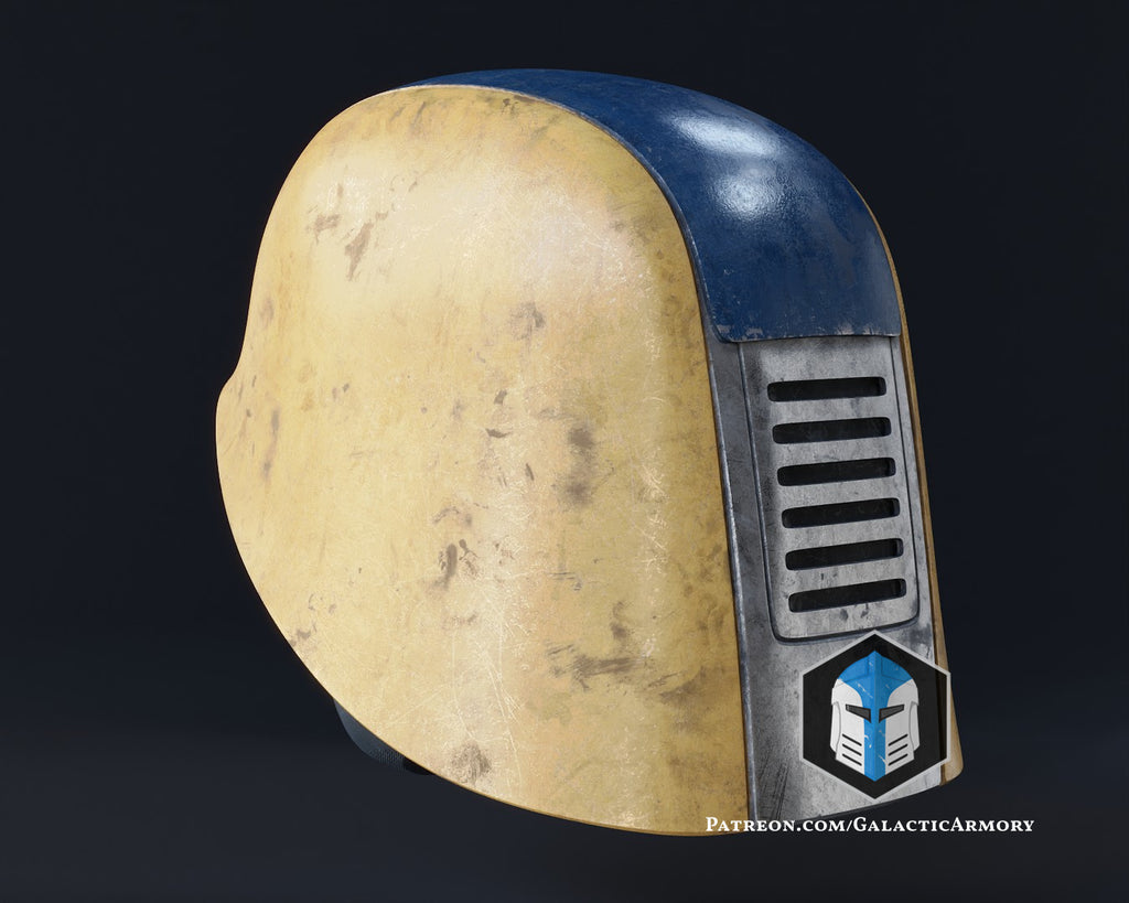 Coruscant Security Force Helmet lifesize Wearable Cosplay by dask3d