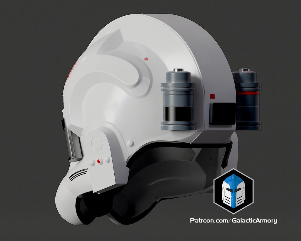 AT-AT Driver Helmet lifesize Wearable Cosplay by dask3d