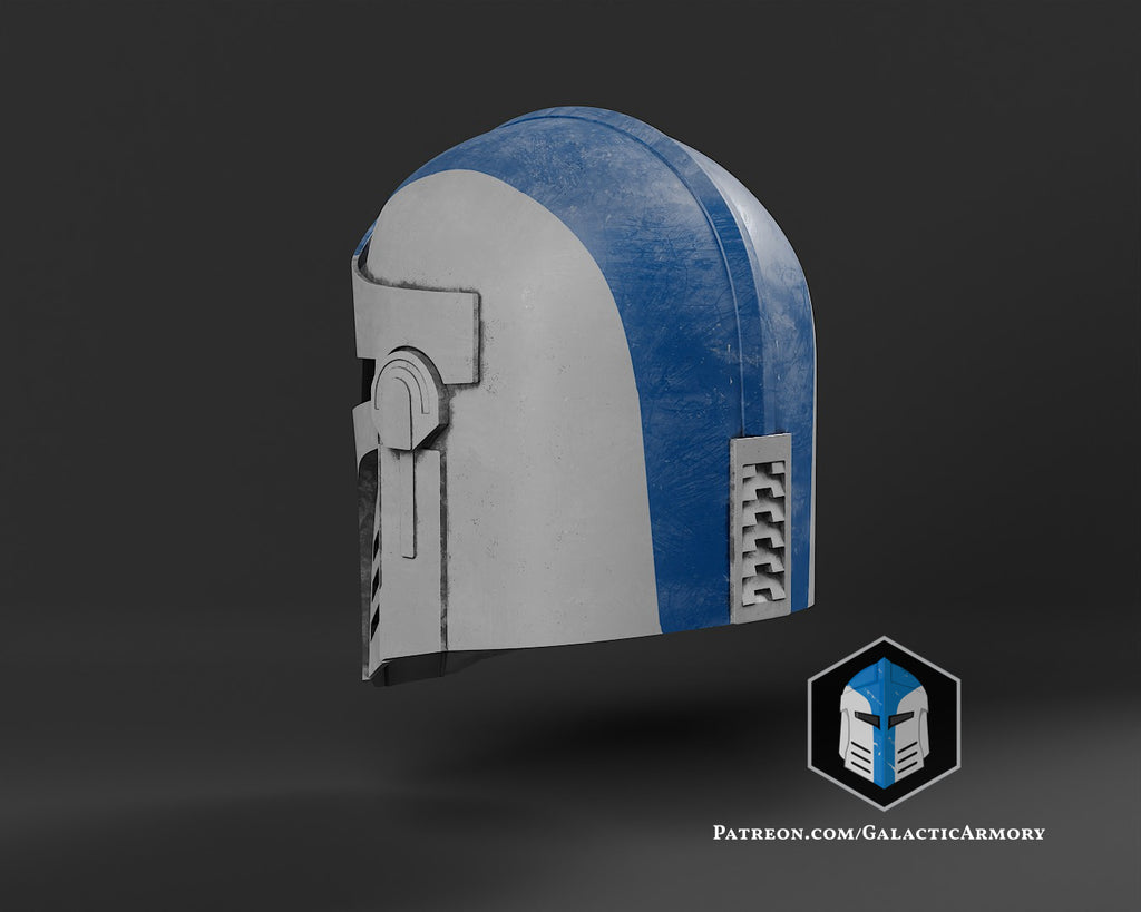 Galactic Mandalorian Helmet lifesize Wearable Cosplay by dask3d