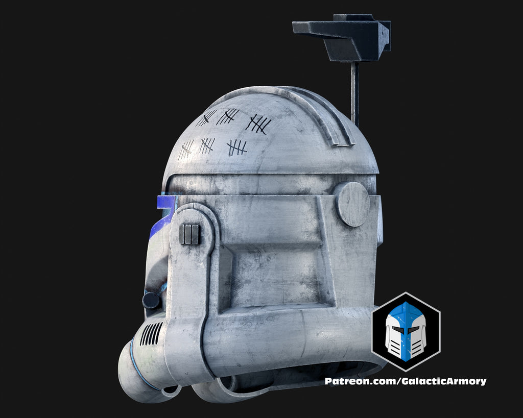 Animated Captain Rex Helmet lifesize Wearable Cosplay by dask3d