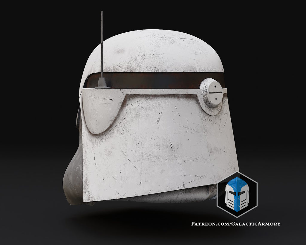 Commander Bacara Clone Trooper Helmet lifesize Wearable Cosplay by dask3d