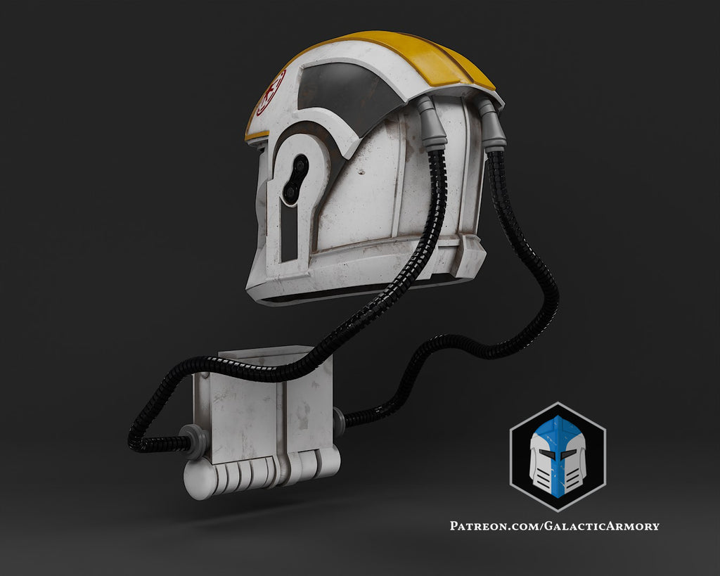 Phase 1 Clone Trooper Pilot Helmet lifesize Wearable Cosplay by dask3d