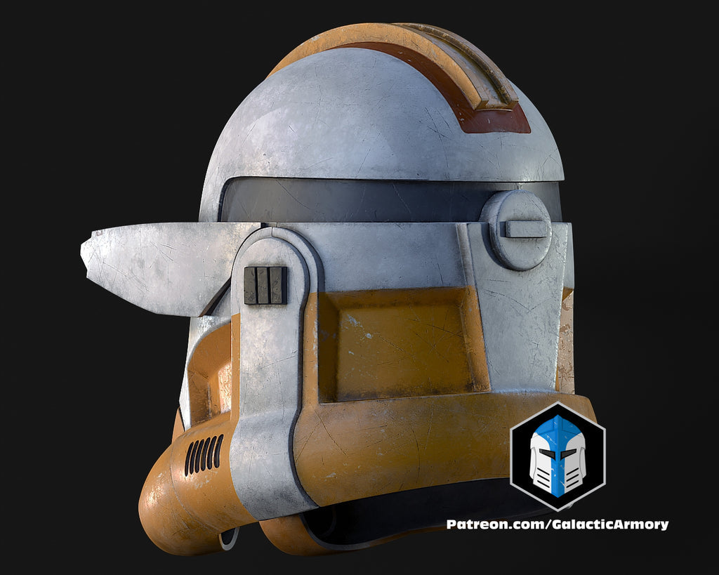 Phase 2 Animated Clone Trooper Helmet lifesize Wearable Cosplay by dask3d