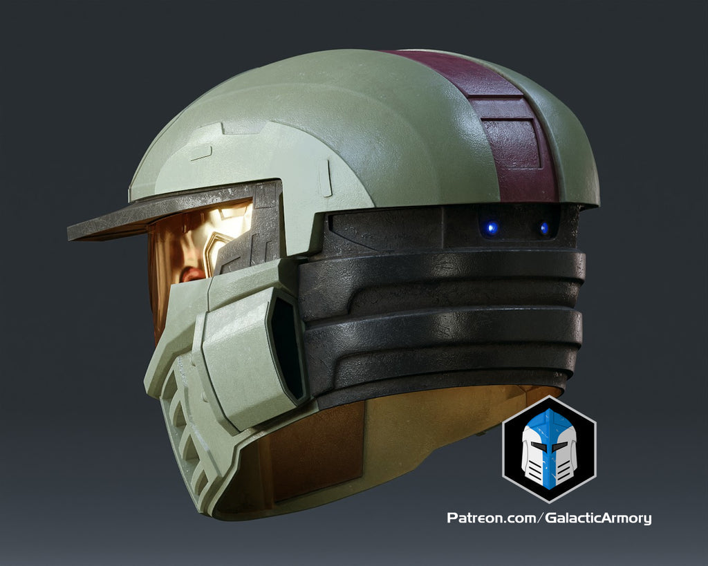 Mark 4 Spartan Helmet lifesize Wearable Cosplay by dask3d