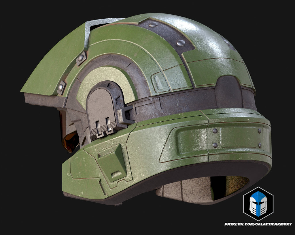 UNSC Marine Helmet lifesize Wearable Cosplay by dask3d