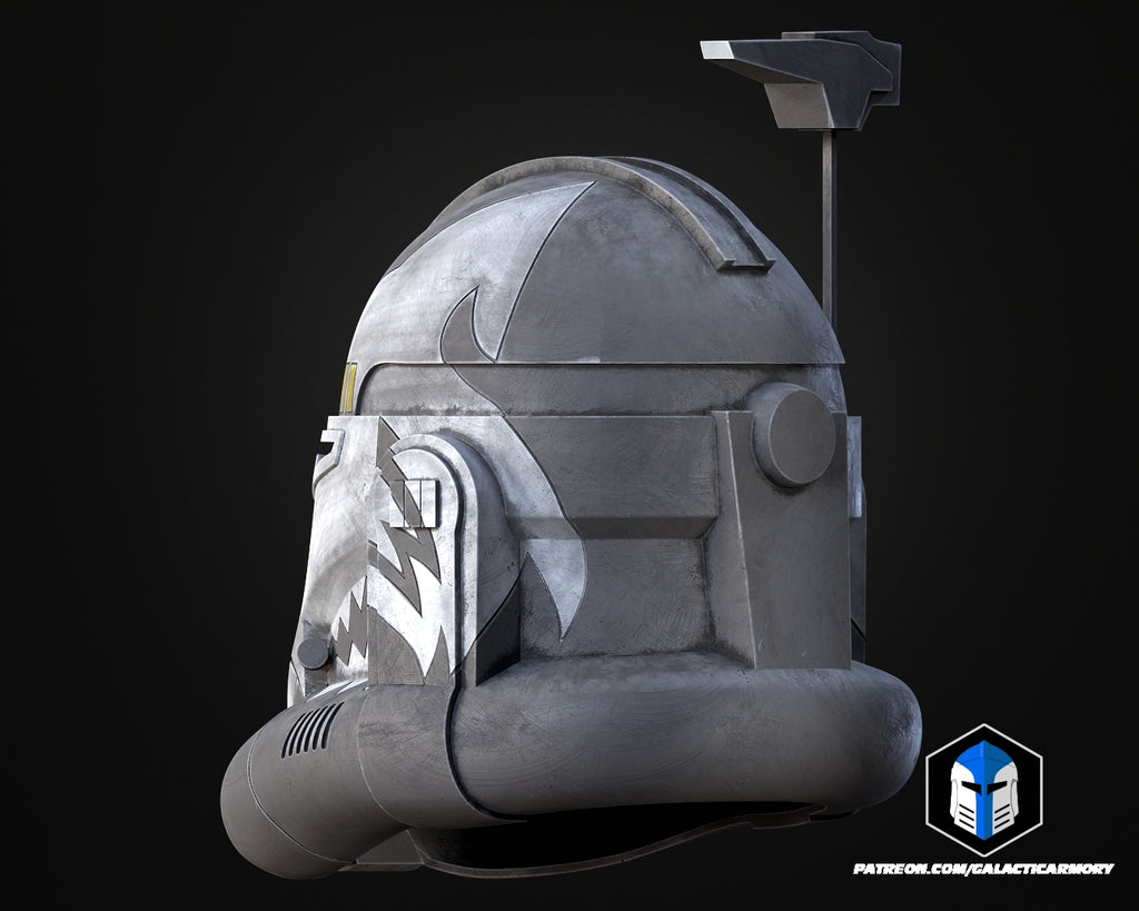 Commander Wolffe Helmet lifesize Wearable Cosplay by dask3d