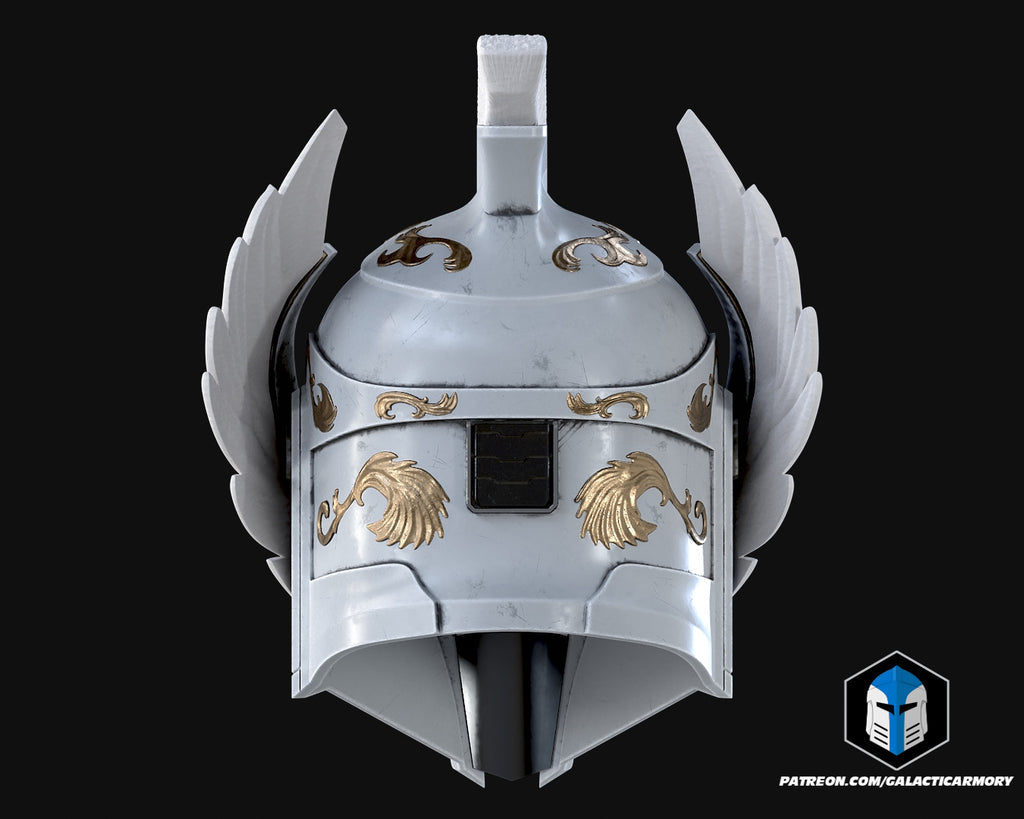 Angelic Mando Helmet lifesize Wearable Cosplay by dask3d