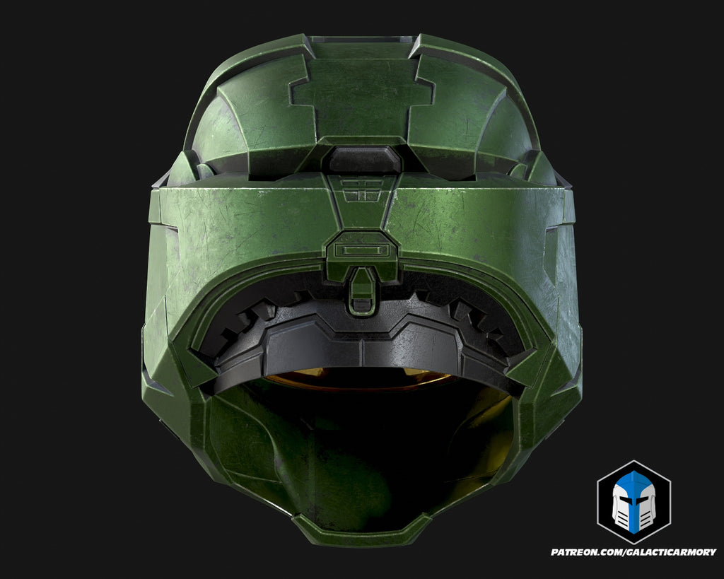 Master Chief Mark 6 Helmet lifesize Wearable Cosplay by dask3d