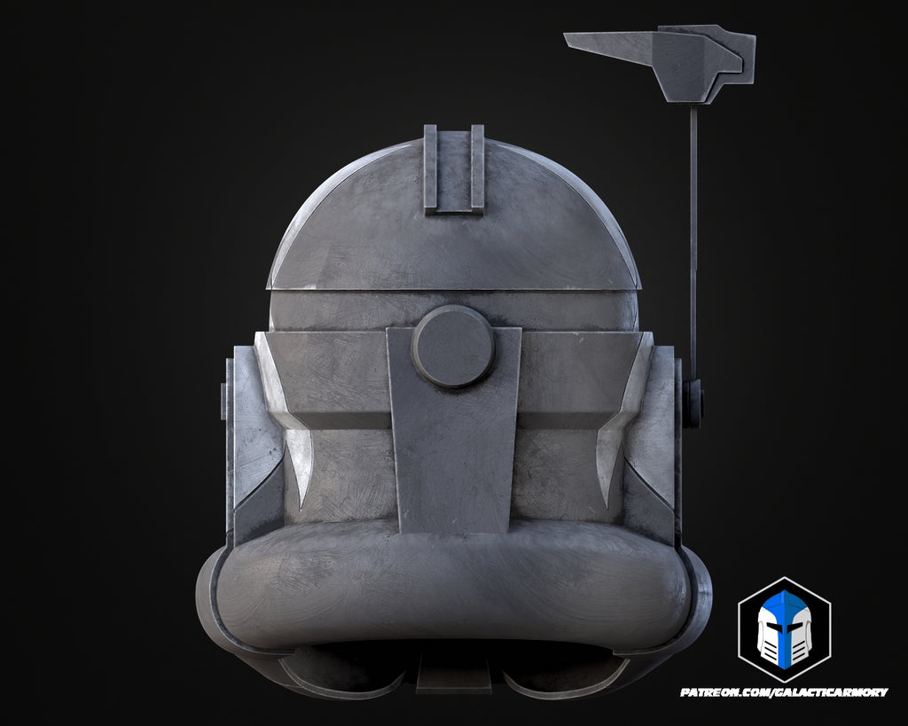 Commander Wolffe Helmet lifesize Wearable Cosplay by dask3d