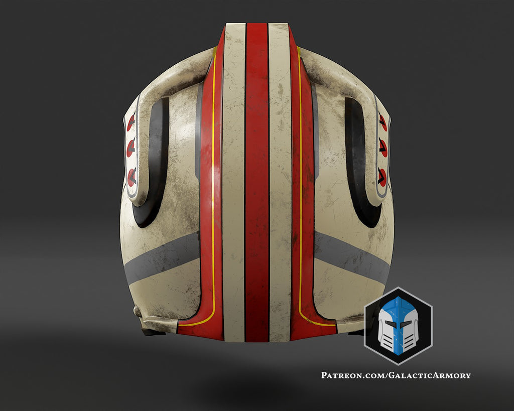 Rebel Pilot Helmet lifesize Wearable Cosplay by dask3d