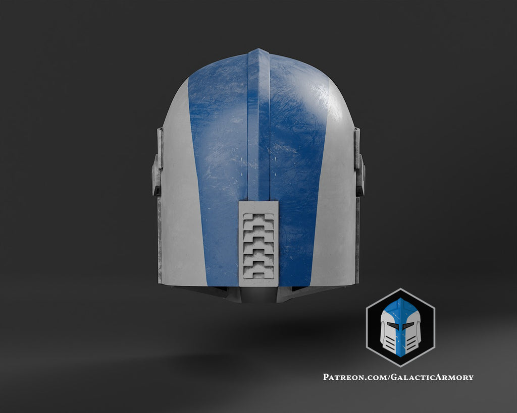 Galactic Mandalorian Helmet lifesize Wearable Cosplay by dask3d