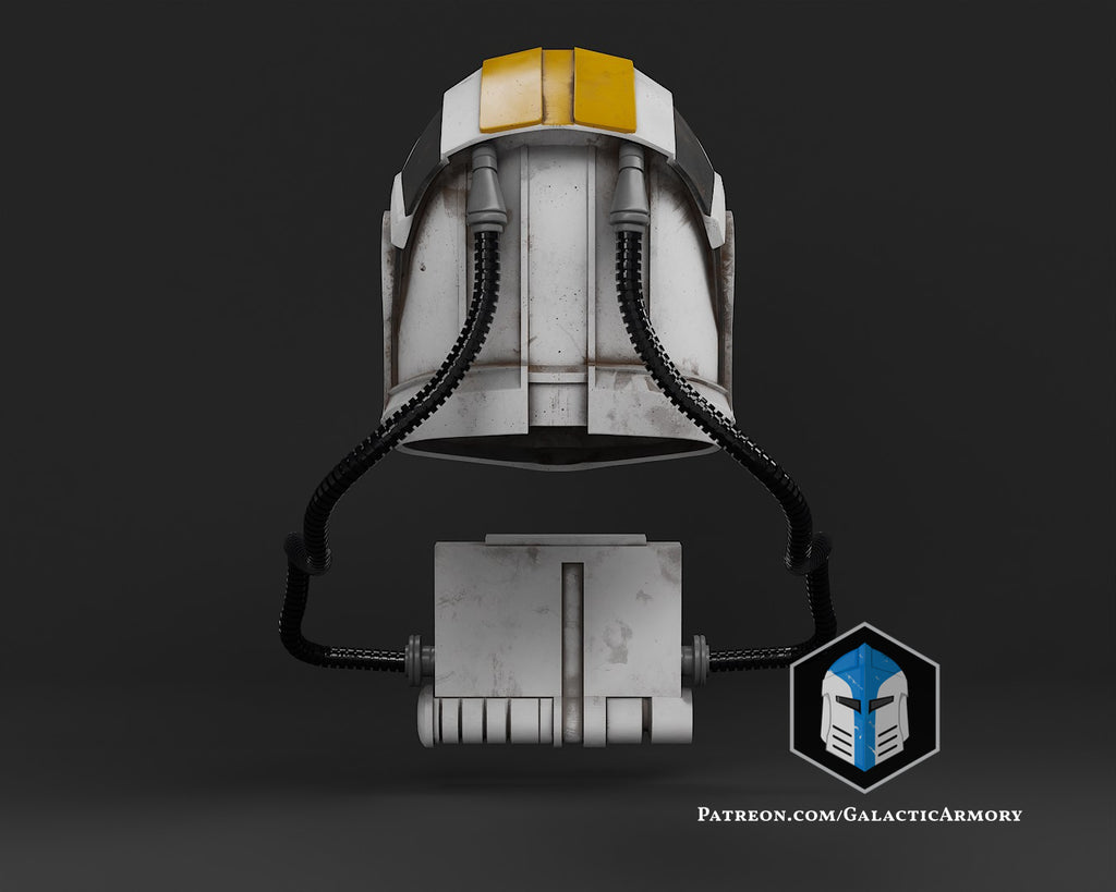 Phase 1 Clone Trooper Pilot Helmet lifesize Wearable Cosplay by dask3d