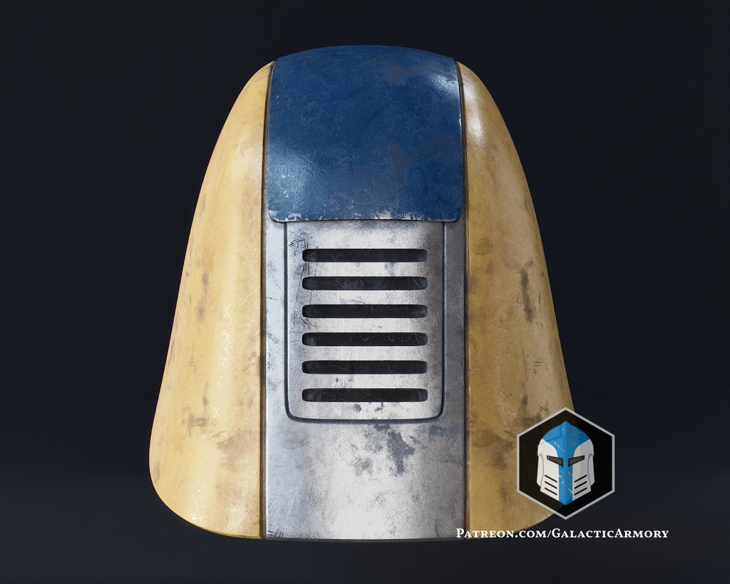 Coruscant Security Force Helmet lifesize Wearable Cosplay by dask3d