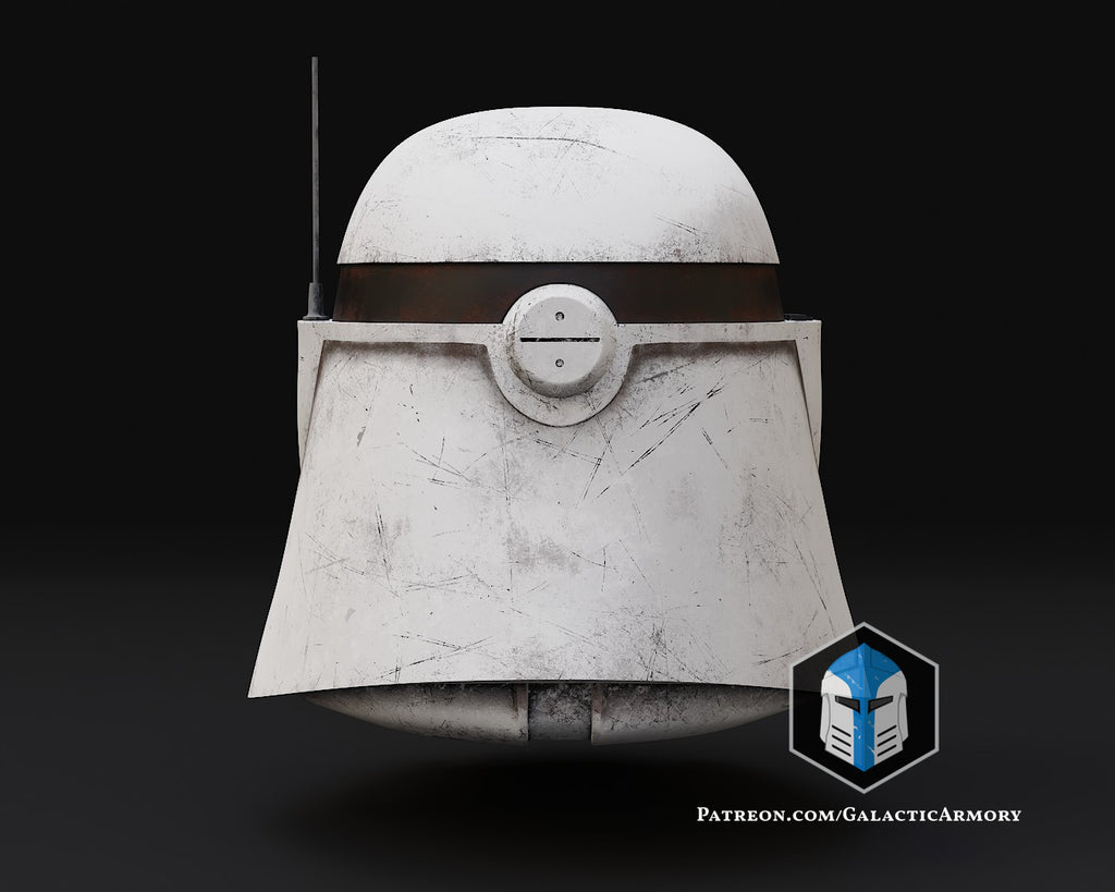 Commander Bacara Clone Trooper Helmet lifesize Wearable Cosplay by dask3d