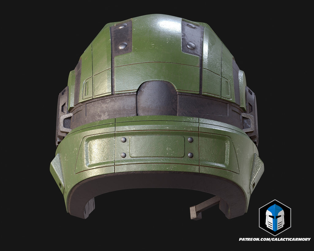 UNSC Marine Helmet lifesize Wearable Cosplay by dask3d