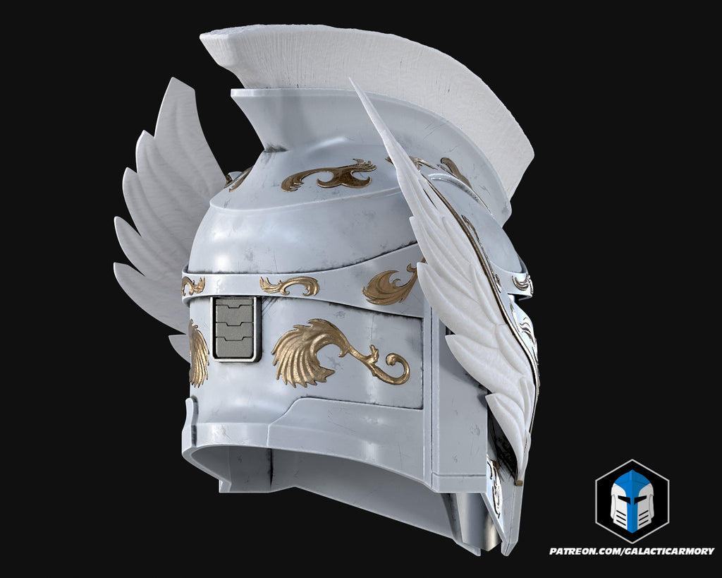 Angelic Mando Helmet lifesize Wearable Cosplay by dask3d