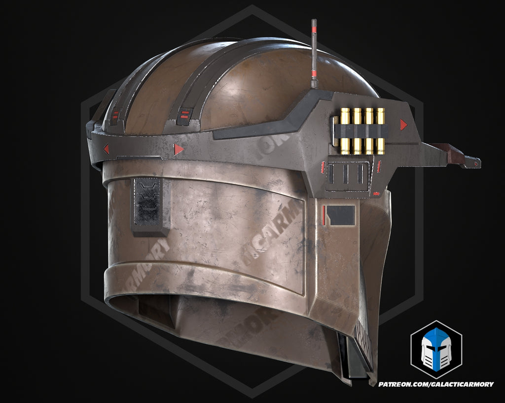 Cowboy Mando Helmet lifesize Wearable Cosplay by dask3d