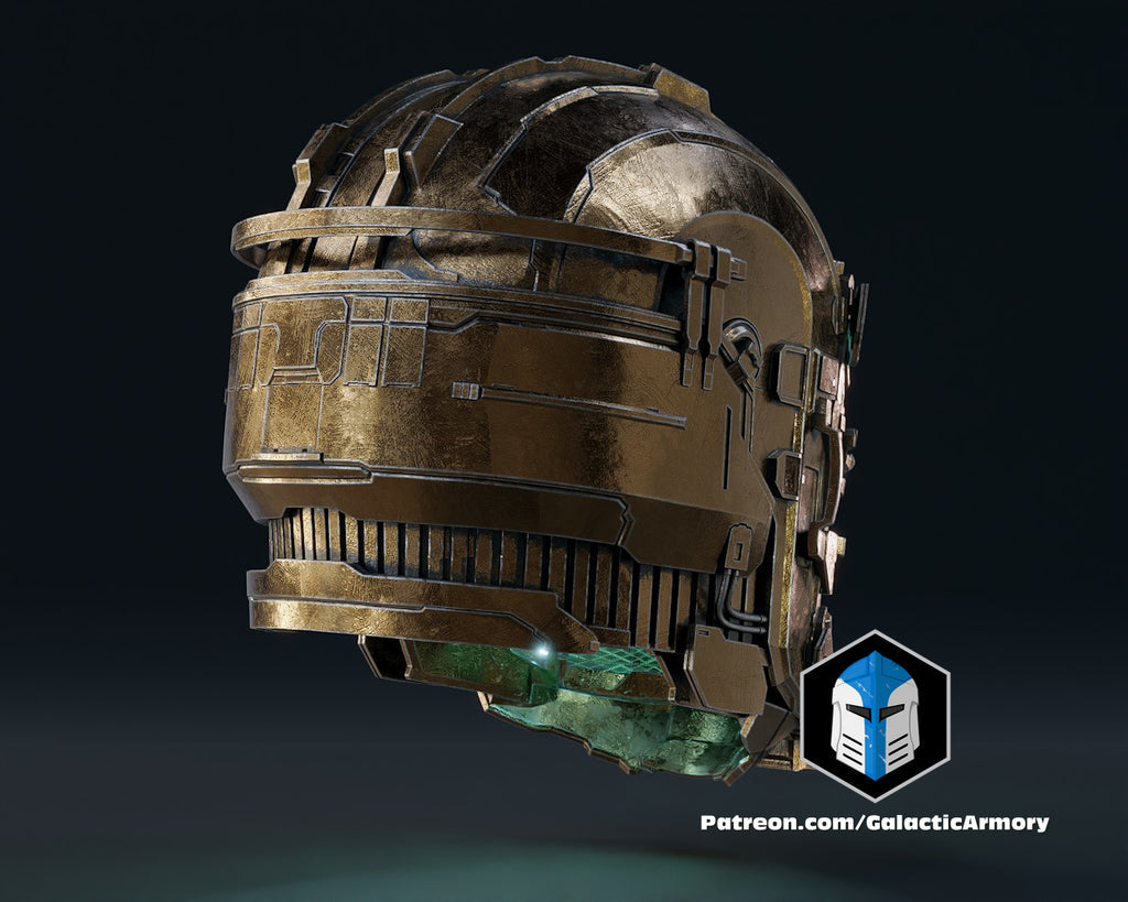 Isaac Clarke Level 1 Engineer Helmet lifesize Wearable Cosplay by dask3d