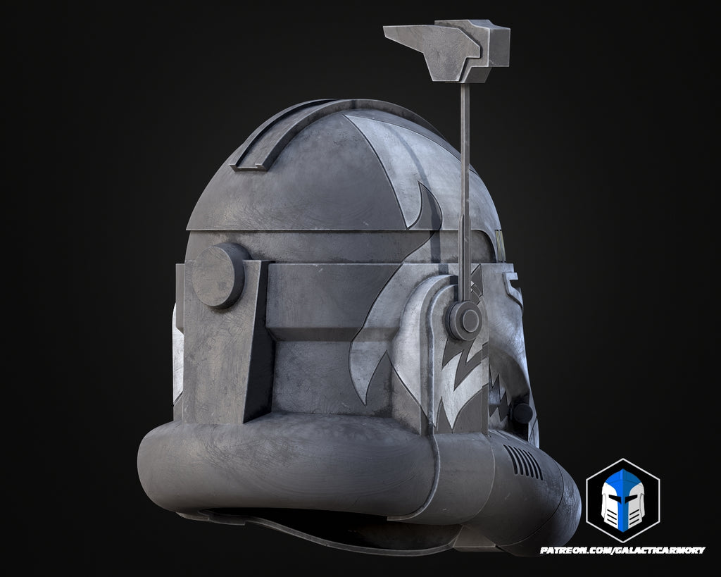 Commander Wolffe Helmet lifesize Wearable Cosplay by dask3d