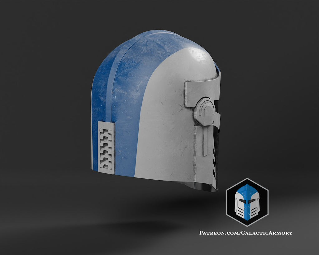 Galactic Mandalorian Helmet lifesize Wearable Cosplay by dask3d