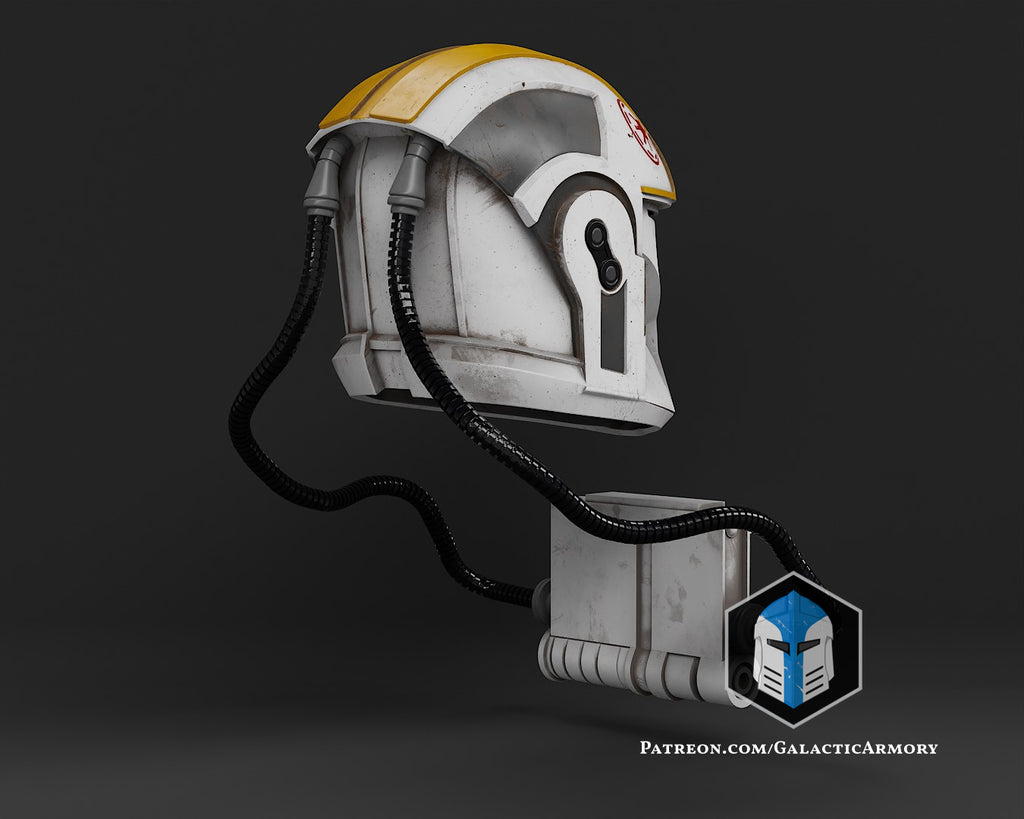 Phase 1 Clone Trooper Pilot Helmet lifesize Wearable Cosplay by dask3d