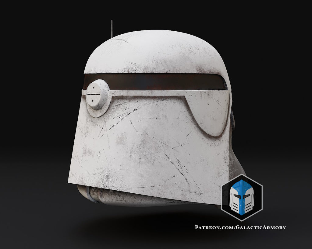Commander Bacara Clone Trooper Helmet lifesize Wearable Cosplay by dask3d