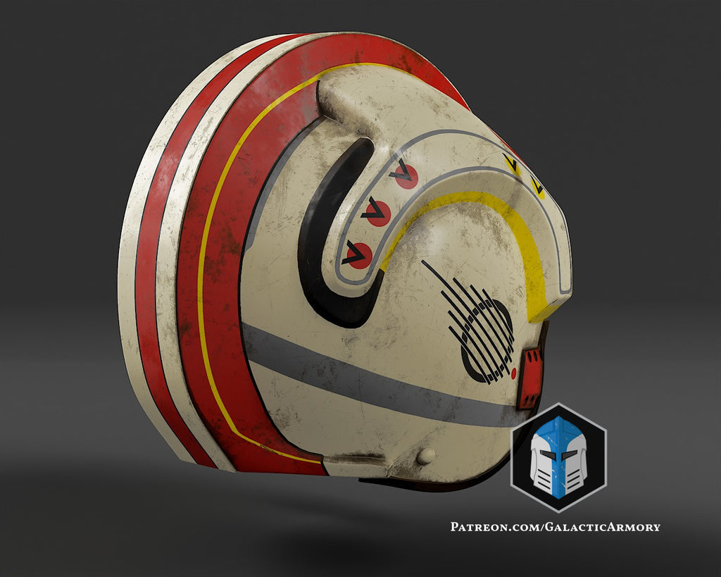 Rebel Pilot Helmet lifesize Wearable Cosplay by dask3d
