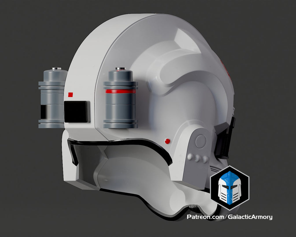 AT-AT Driver Helmet lifesize Wearable Cosplay by dask3d