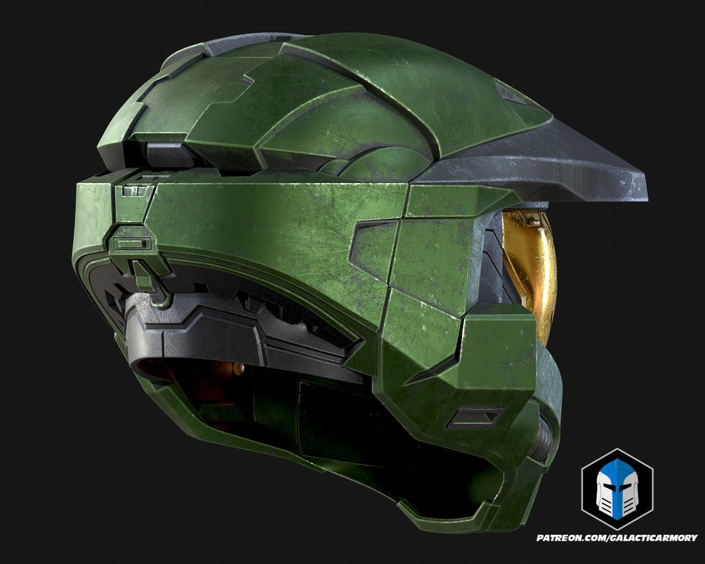 Master Chief Mark 6 Helmet lifesize Wearable Cosplay by dask3d