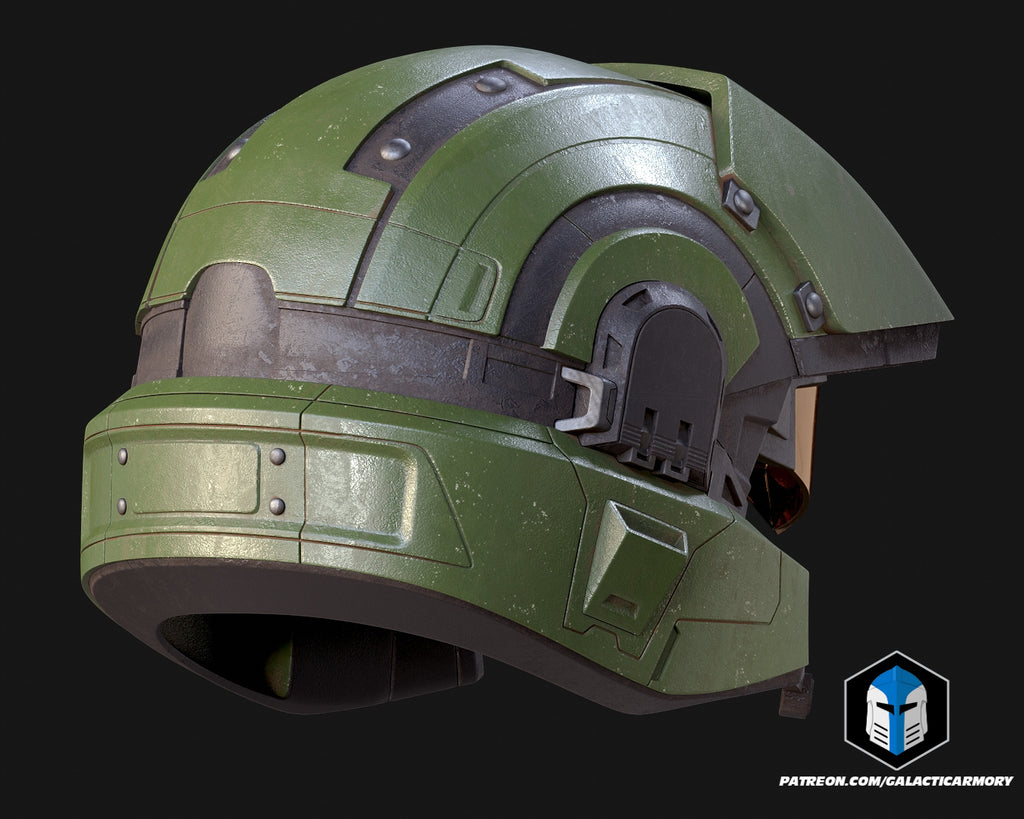 UNSC Marine Helmet lifesize Wearable Cosplay by dask3d