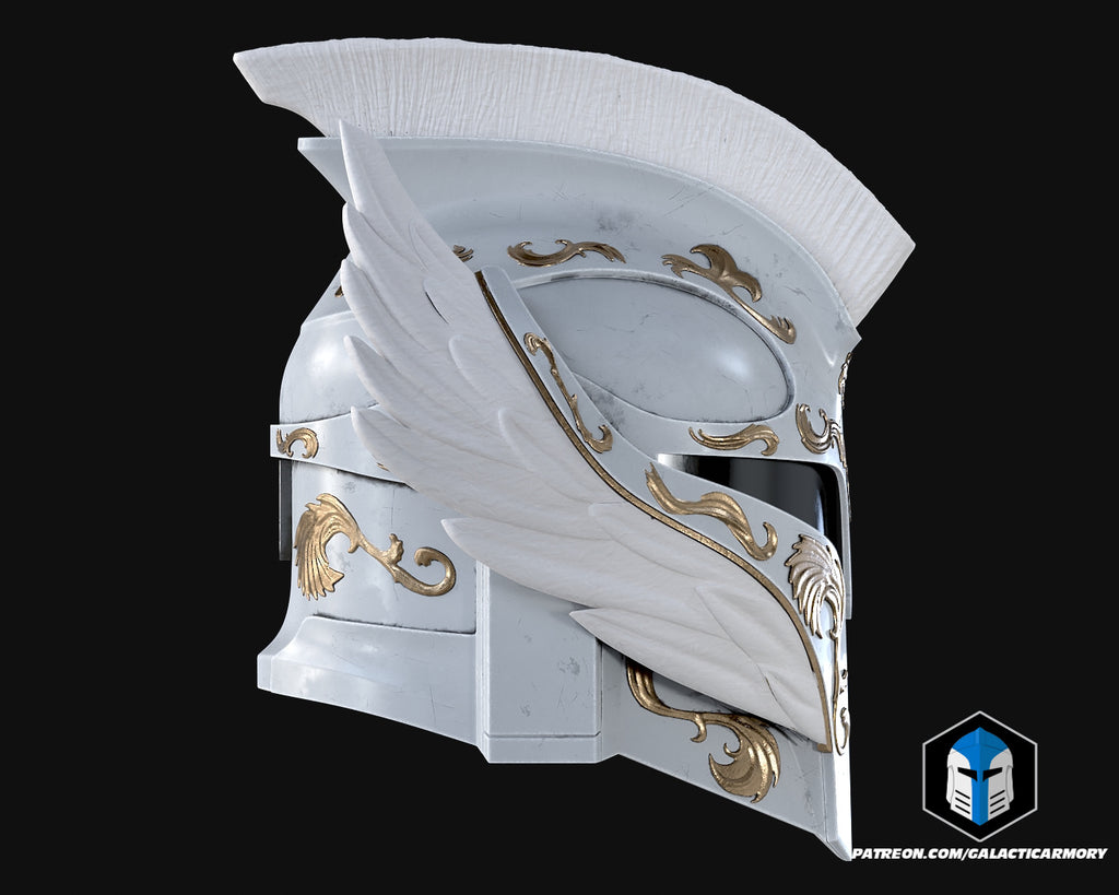 Angelic Mando Helmet lifesize Wearable Cosplay by dask3d