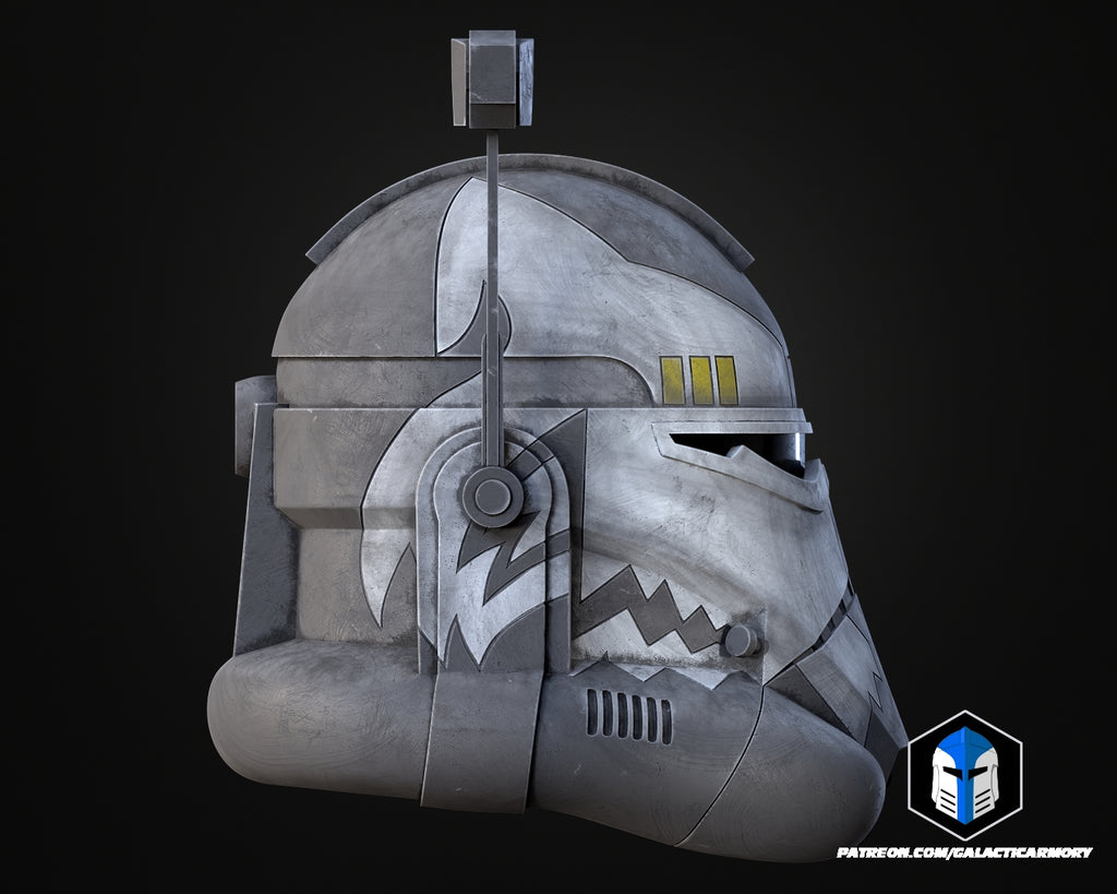 Commander Wolffe Helmet lifesize Wearable Cosplay by dask3d