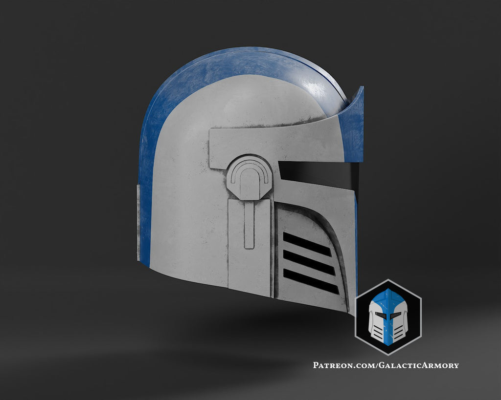 Galactic Mandalorian Helmet lifesize Wearable Cosplay by dask3d