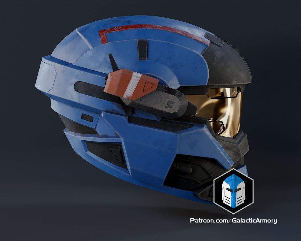 Halo Reach Carter Helmet lifesize Wearable Cosplay - Kit or Painted