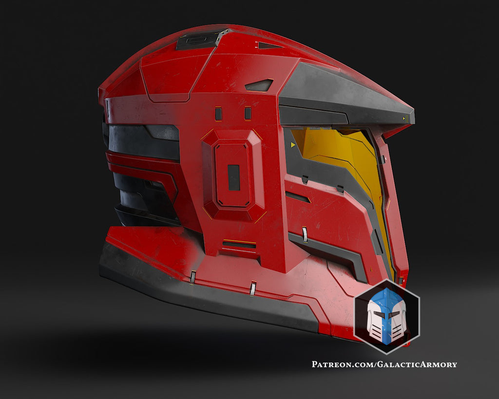 Praetorian Guard Spartan Helmet lifesize Wearable Cosplay by dask3d