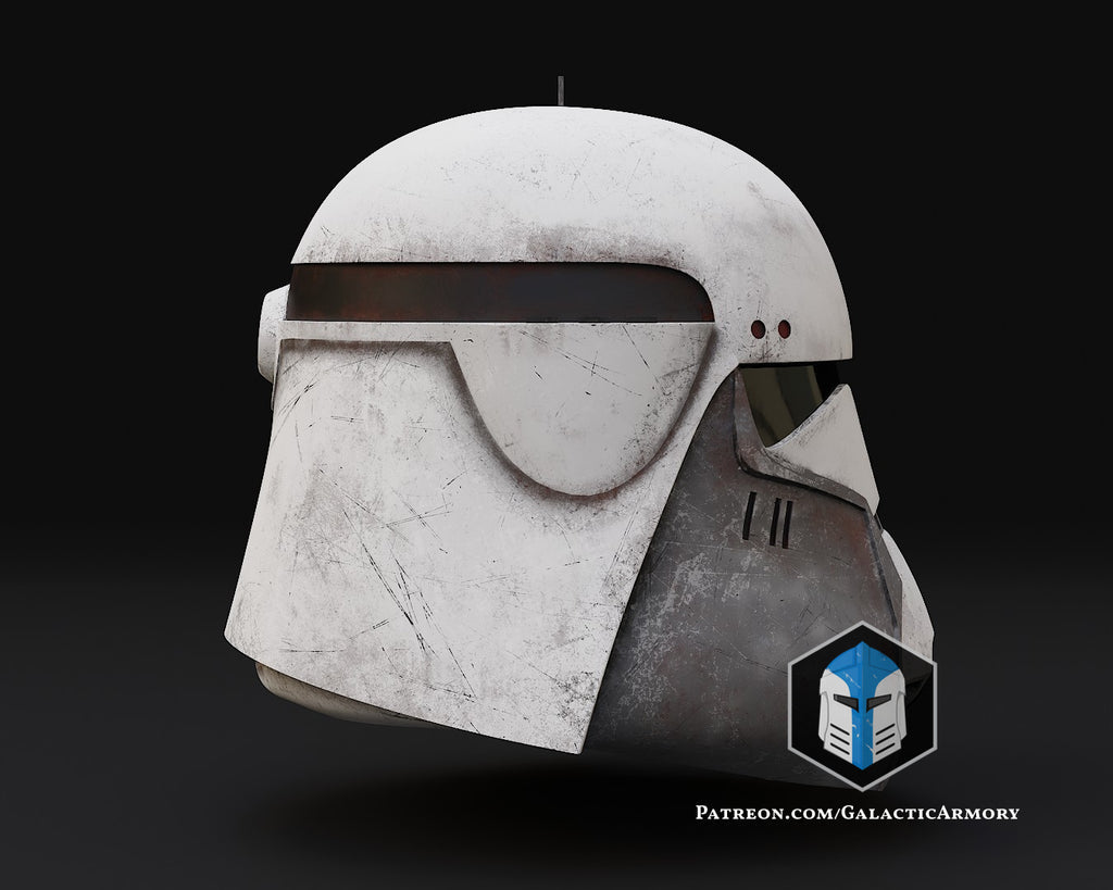 Commander Bacara Clone Trooper Helmet lifesize Wearable Cosplay by dask3d